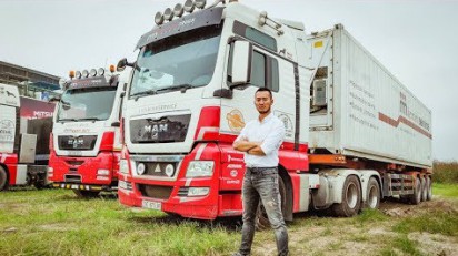 Lái thử siêu "Công Te Nơ" MAN 10 tỷ kéo tải trọng 160 tấn